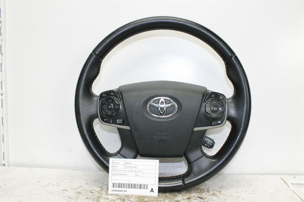 Used Toyota, Aurion Steering Wheel Leather At X Type Gsv50R 05/15 08/17 2016 – image 1 - All Good Parts