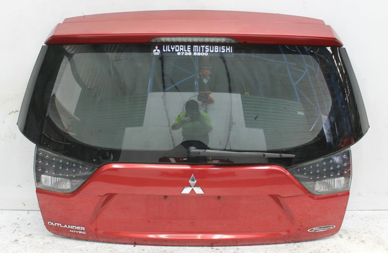 Used Mitsubishi, Outlander Bootlid/Tailgate Tailgate Zg Zh Upper Non Camera Type 11/06 10/12 2012 – image 1 - All Good Parts