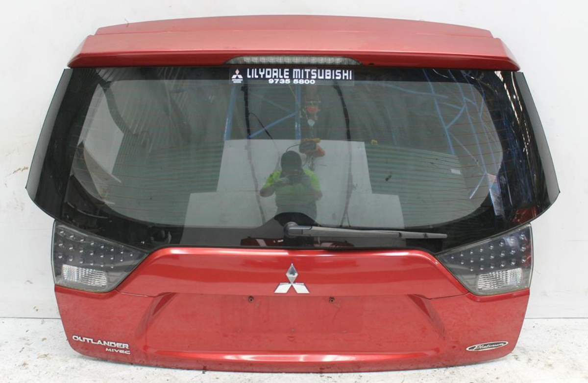 Used Mitsubishi, Outlander Bootlid/Tailgate Tailgate Zg Zh Upper Non Camera Type 11/06 10/12 2012 – image 1 - All Good Parts