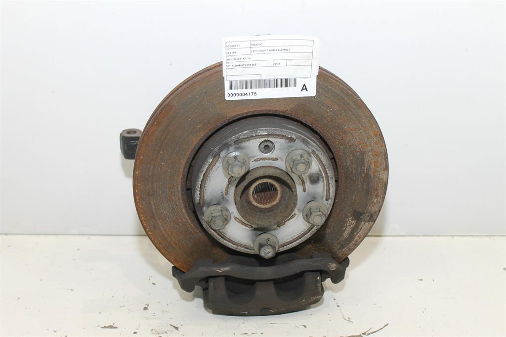 Used Renault, Trafic Left Front Hub Assembly X83 04/04 12/14 2008 – image 1 - All Good Parts