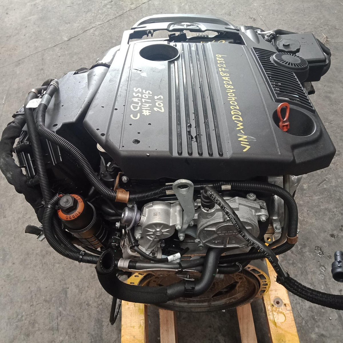 MERCEDES, C CLASS, ENGINE, PETROL, 1.8, TURBO, W204/S204/C204, C200/C200CGI/C250/C250CGI, 271.860 CODE, 12/09-01/15