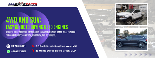4WD and SUV: Easy Guide to Buying Used Engines