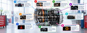 Common Dual-Clutch Transmission Issues: Causes, Symptoms & Solutions