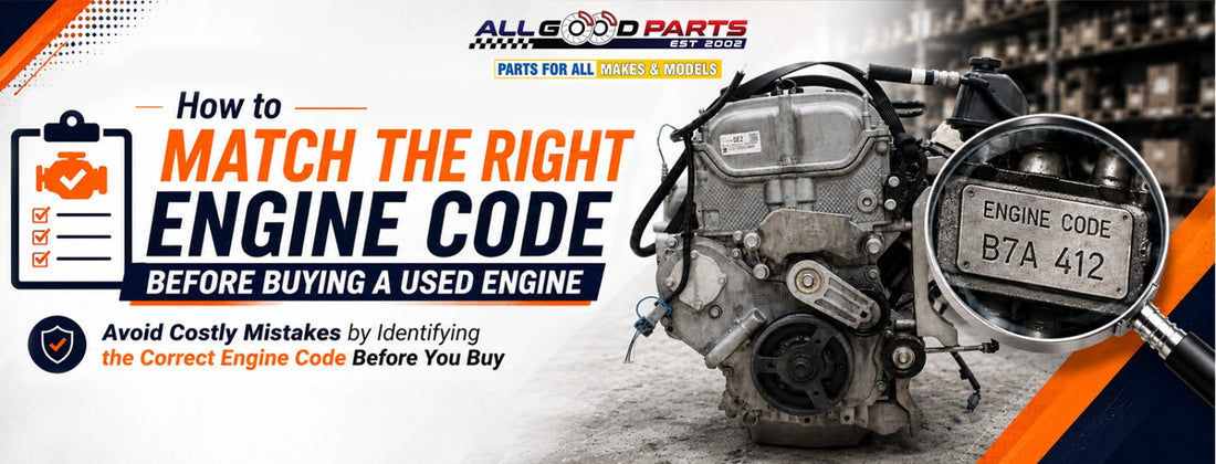 How to Match the Right Engine Code Before Buying a Used Engine?