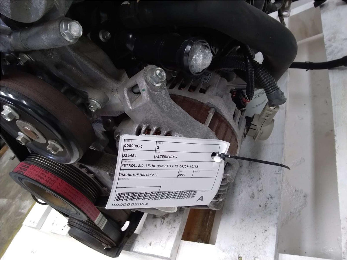 2009, Mazda, Mazda3, Mazda3, Alternator