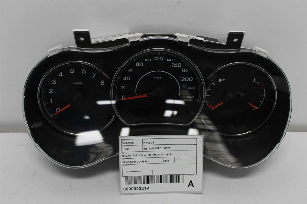 Renault, Koleos, I HY, Instrument Cluster