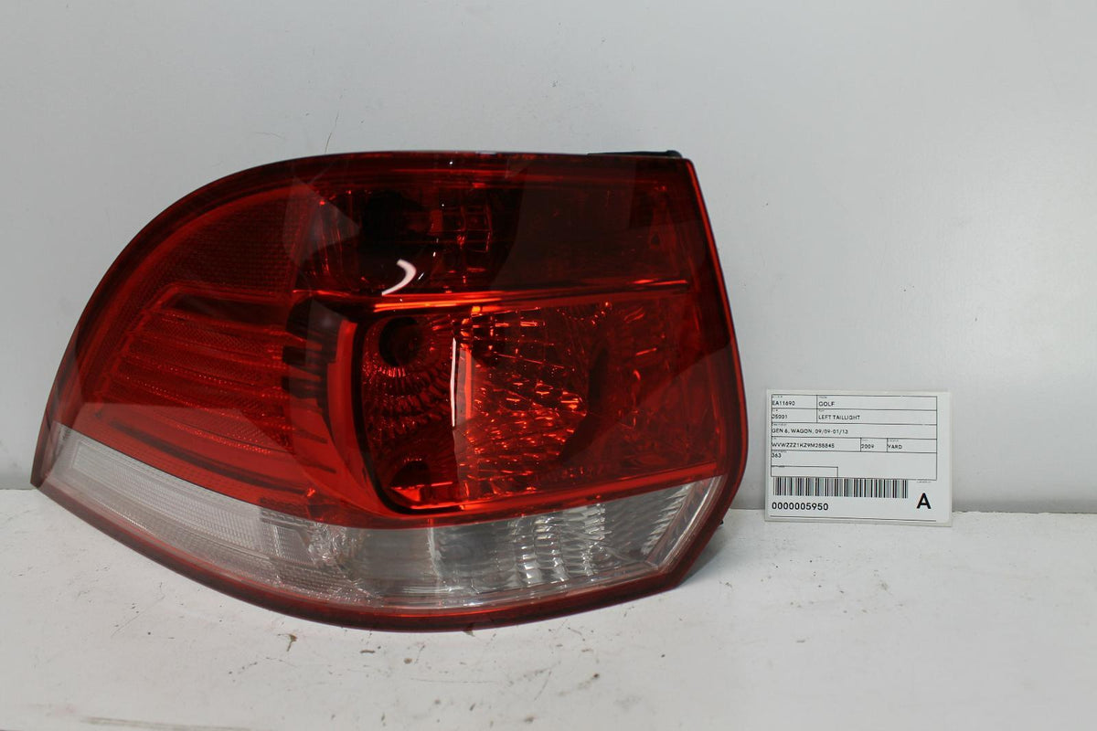 2009, Volkswagen, Golf, Variant, MK5 - 1K, Left Taillight