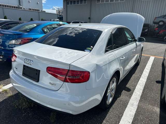 Audi, A4, Rear Bumper Bumper Bar, B8 8K, Sedan, Non S-Line, Non Park Sensor Type, 02/08-06/12