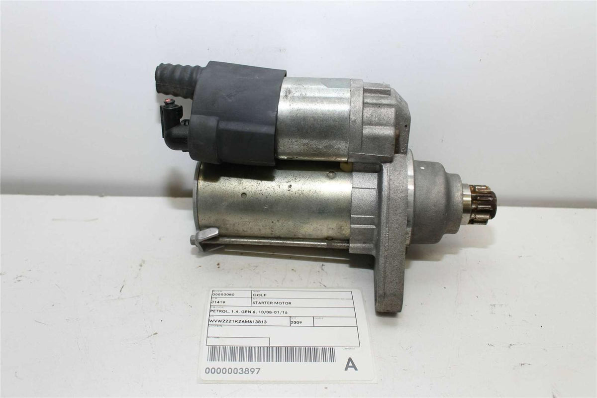 2009, Volkswagen, Golf, Variant, MK5 - 1K, Starter Motor