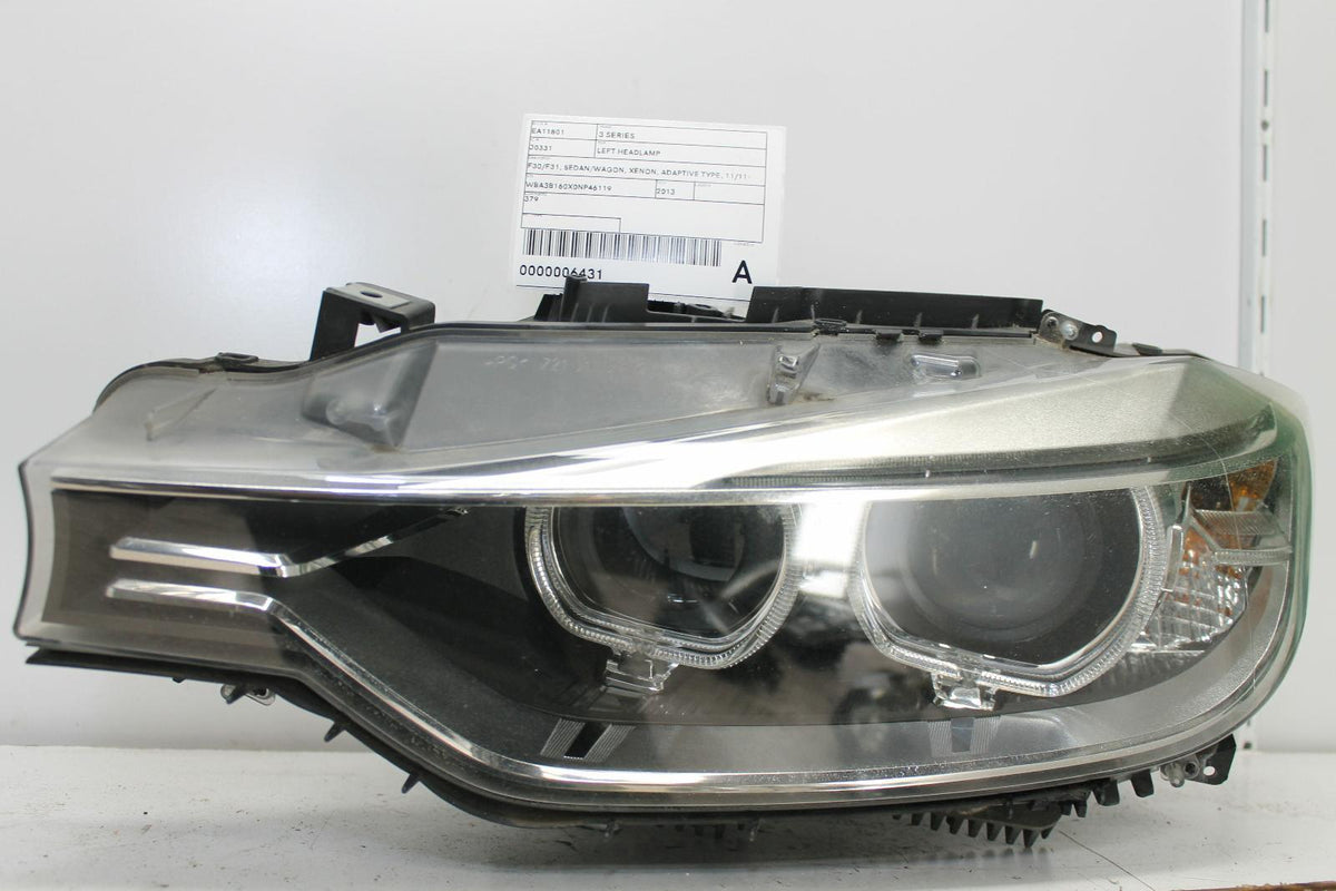 2013, BMW, 320i, F30, Left Headlamp