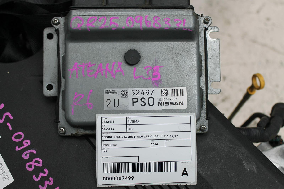 2014, Nissan, Teana, III L33, ECU