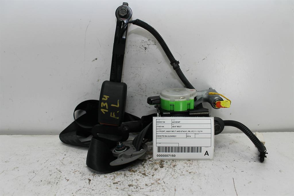 Hyundai, Accent, Active, RB, Left Front Seat Belt