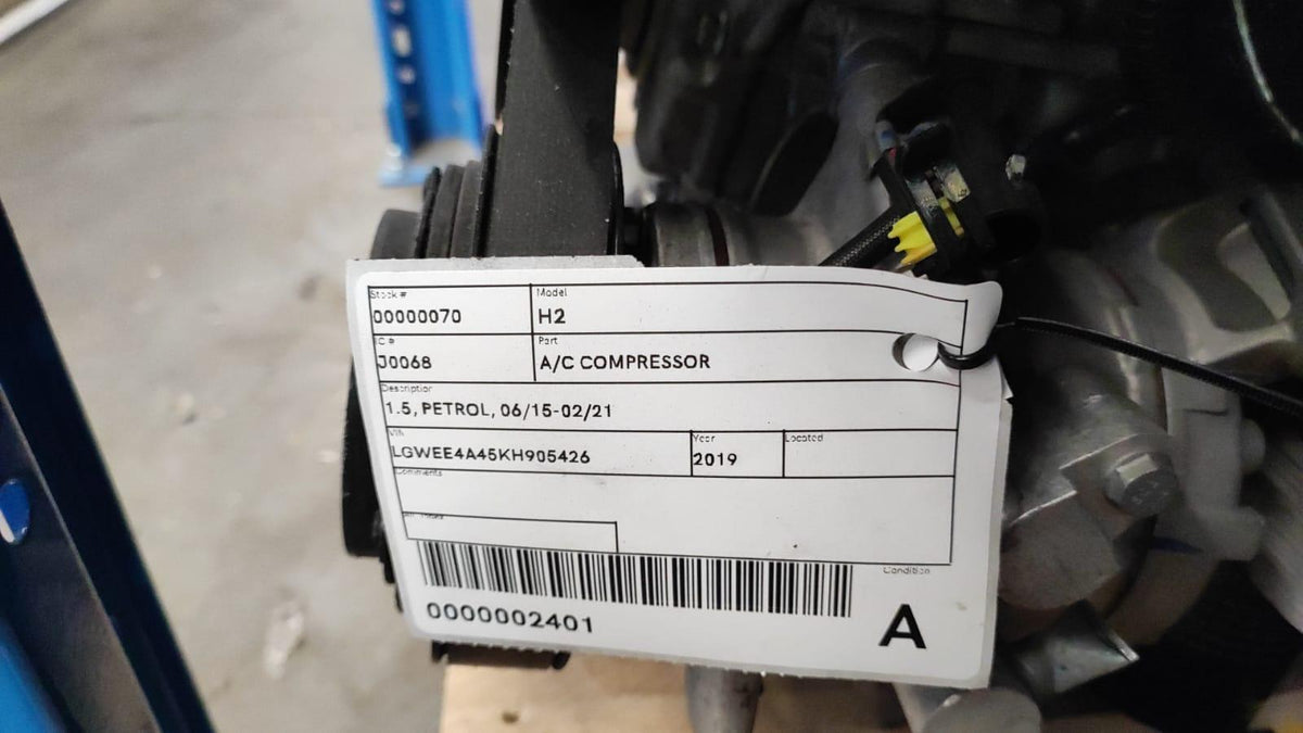 2019, Haval, H2, H2, A/C Compressor