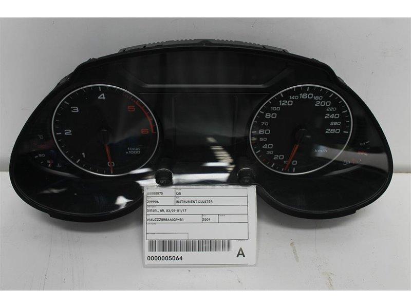 Audi, Q5, Quattro, 8R, Instrument Cluster