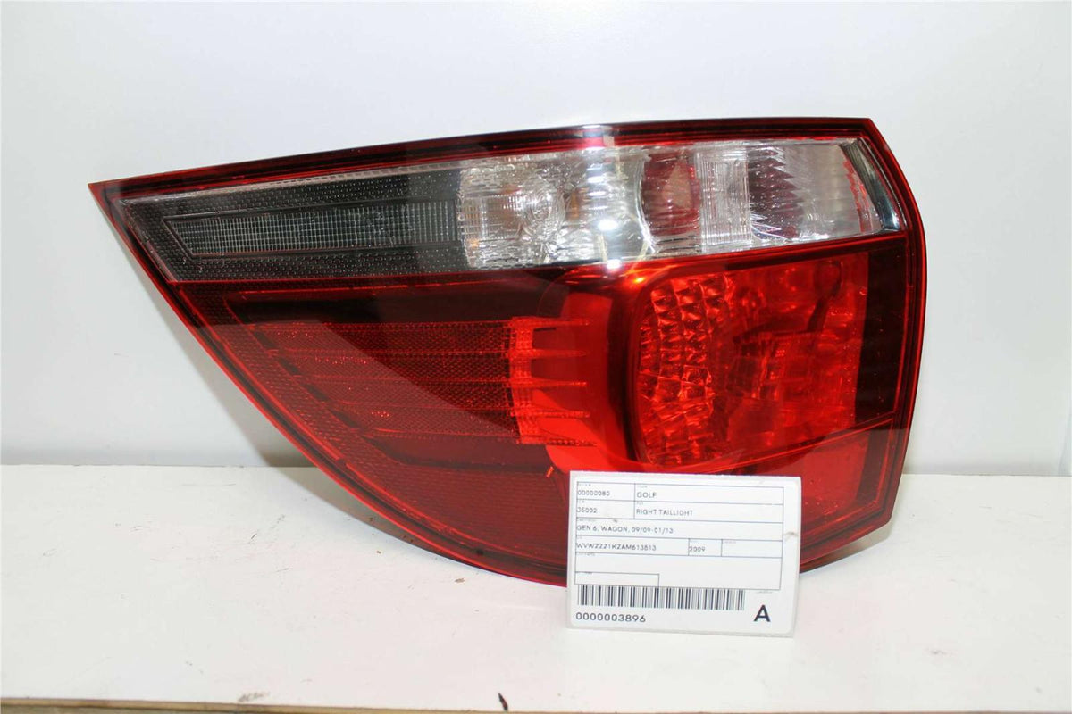 2009, Volkswagen, Golf, Variant, MK5 - 1K, Right Taillight