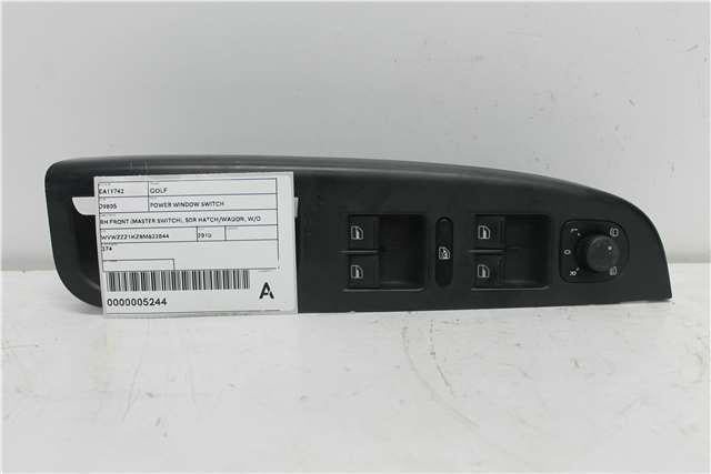 2010, Volkswagen, Golf, Variant, MK6 - AJ, Power Window Switch