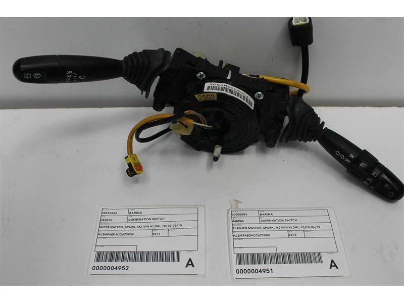 2012, Holden, Barina Spark, CD, Barina Spark, Wiper Switch