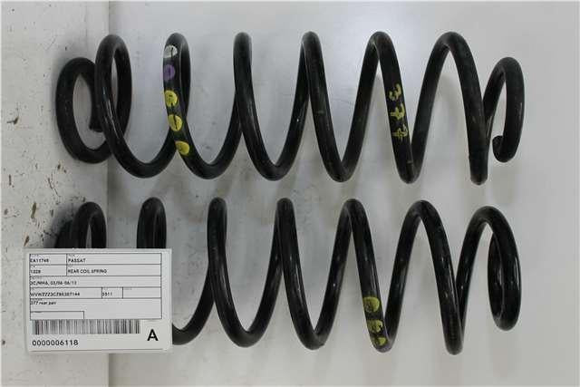 2011, Volkswagen, Passat, Variant, B7, Rear Coil Spring