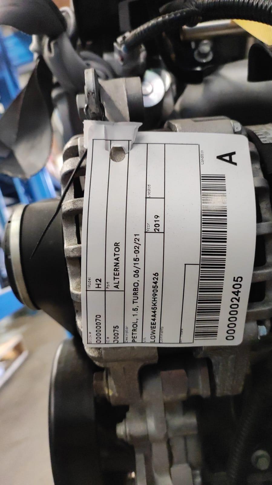 2019, Haval, H2, H2, Alternator