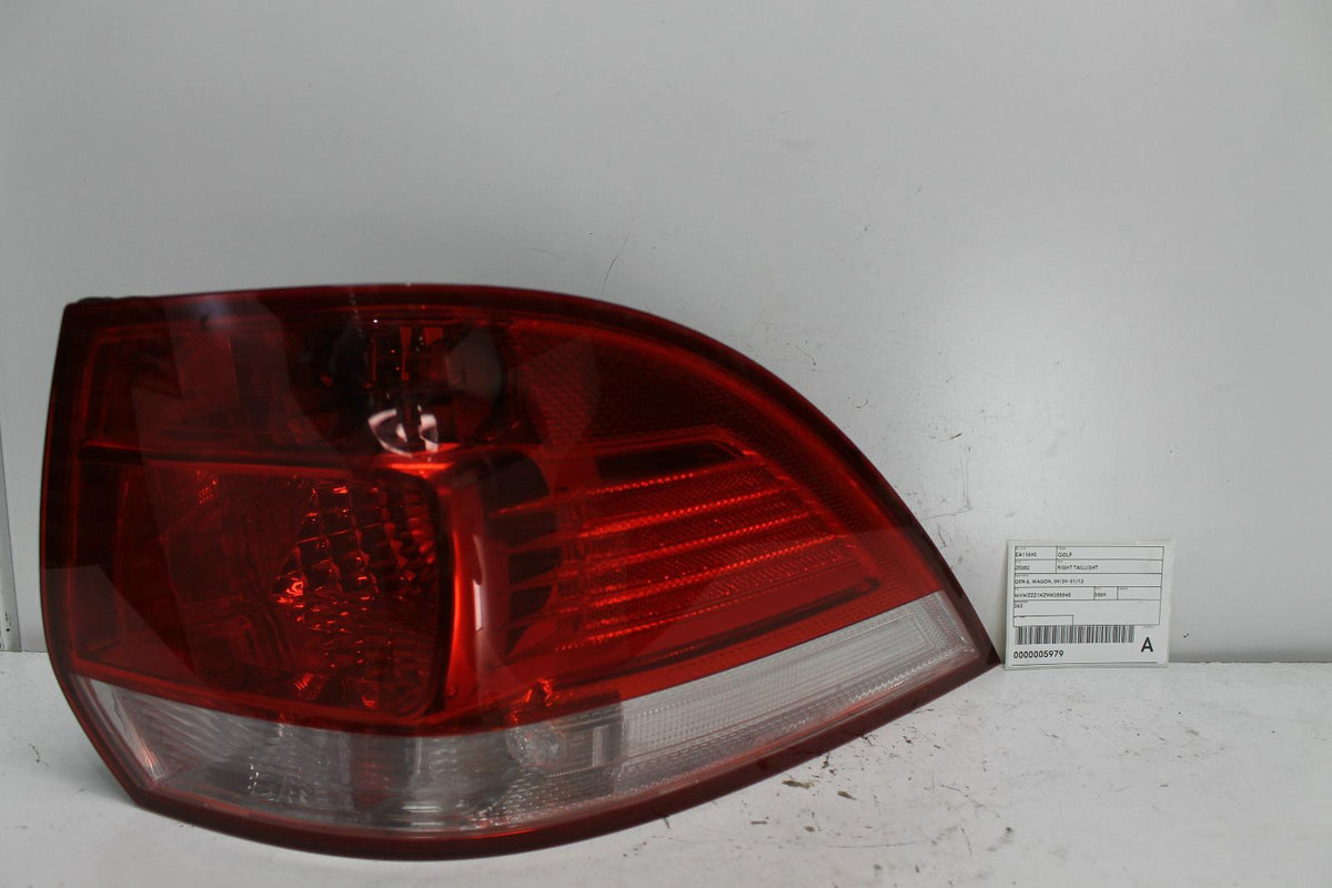 2009, Volkswagen, Golf, Variant, MK5 - 1K, Right Taillight