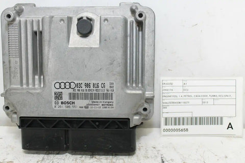 Audi, A1 Ecu 1.4 Petrol Caxa Code Turbo Ecu Only 8X 12/10 10/18