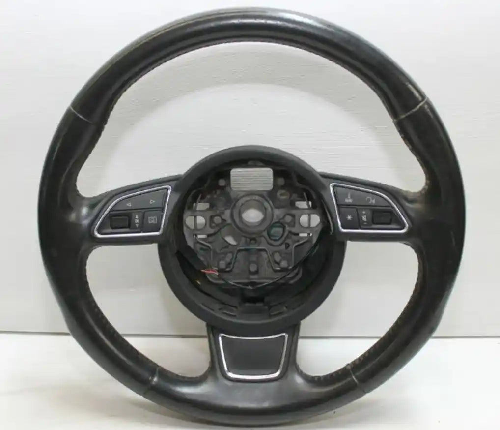 Used Audi, A1 Steering Wheel Leather, 8X, Standard Type, 12/10-10/18 J1646 2011 – main images - All Good Parts