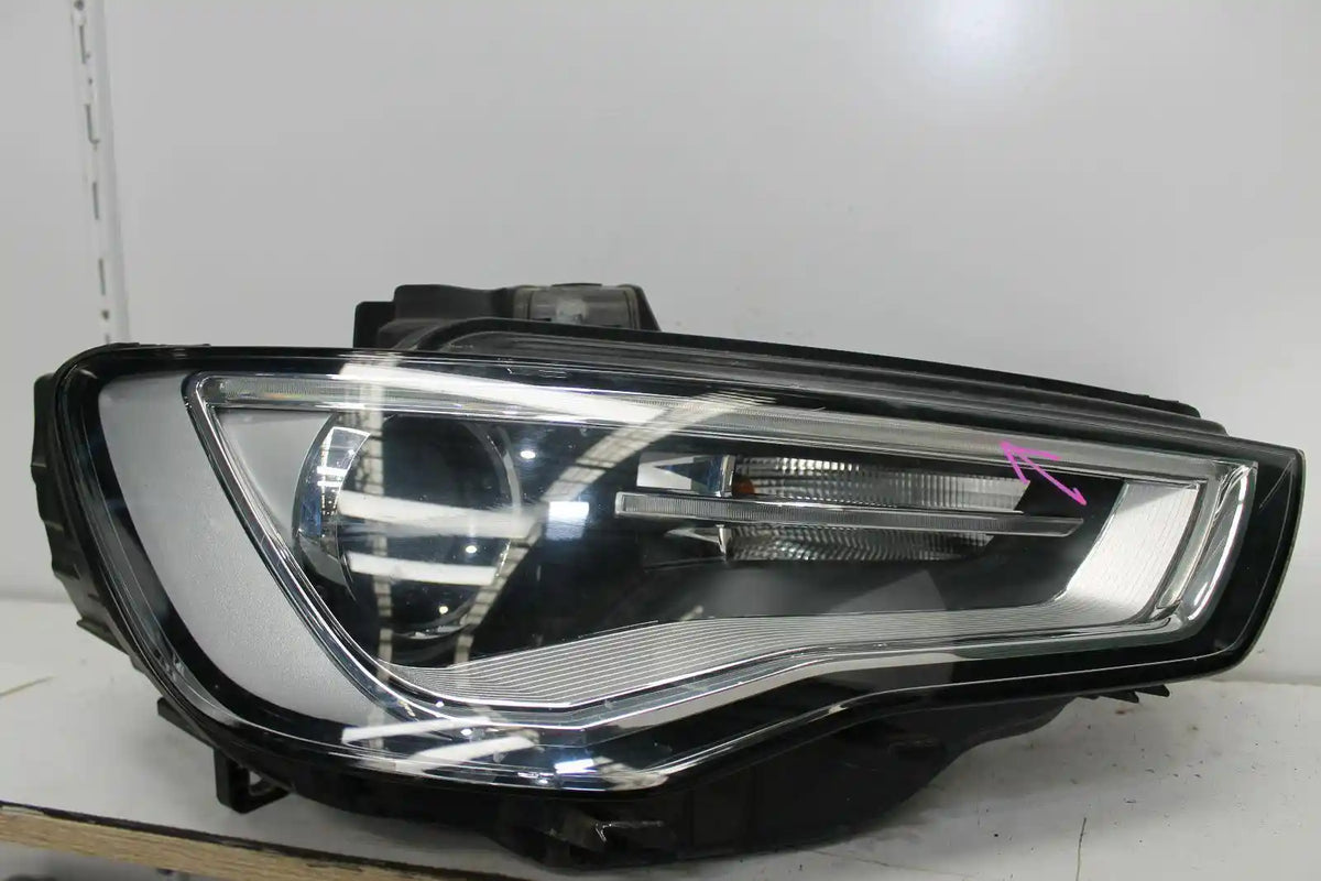Used Audi, A3 Right Headlamp 8V Hatch Xenon Type 05/13 04/16 2015 – main images - All Good Parts