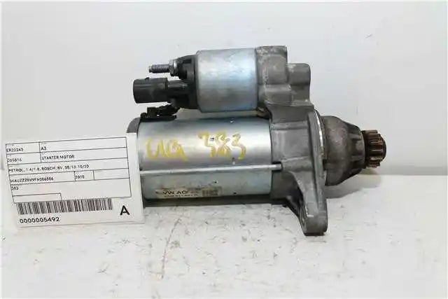 Used Audi, A3 Starter Motor Petrol 1.4/1.8 Bosch 8V 05/13 10/20 2015 – main images - All Good Parts