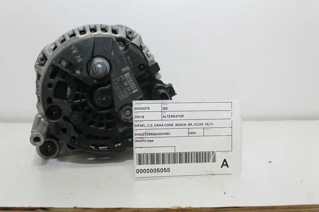 Used Audi, Q5 Alternator Diesel 2.0 Caha Code Bosch 8R 03/09 10/12 2009 – image 1 - All Good Parts
