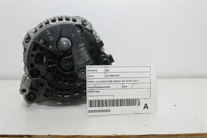 Audi, Q5 Alternator Diesel 2.0 Caha Code Bosch 8R 03/09 10/12