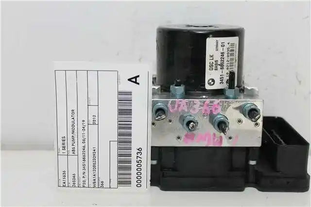 Used BMW, 1 Series Abs Pump/Modulator F20 P/N 34516862246 06/11 04/19 2012 – image 1 - All Good Parts