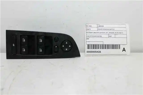 BMW, 3 Series Power Window Switch Rh Front (Master Switch) E91 Wagon 02/06 04/12