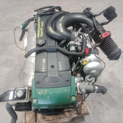 Ford , Falcon Engine , 2005-2010 BF, 4.0 DOHC, BARRA E-GAS (156kw), GREEN ROCKER COVER TYPE, LPG, 10/05-09/10