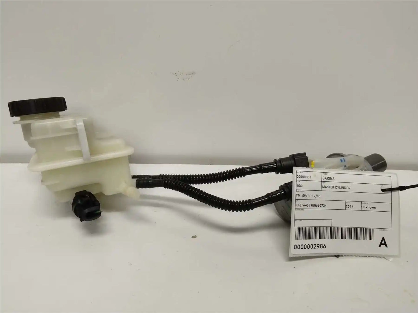 Holden, Barina Master Cylinder Tm 09/11 12/18