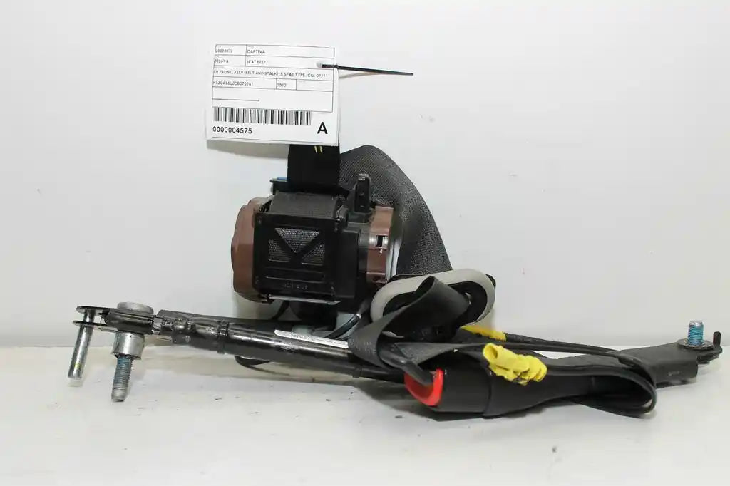 Used Holden, Captiva Seat Belt Lh Front Assy (Belt And Stalk) 5 Seat Type Cg 01/11 06/18 2012 – image 1 - All Good Parts