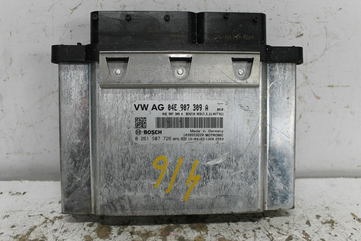 Used Volkwagen, Golf Ecu 1.4 Petrol Auto P/N 04E907309A Ecu Only Gen 7 12/12 08/20 2015 – image 1 - All Good Parts