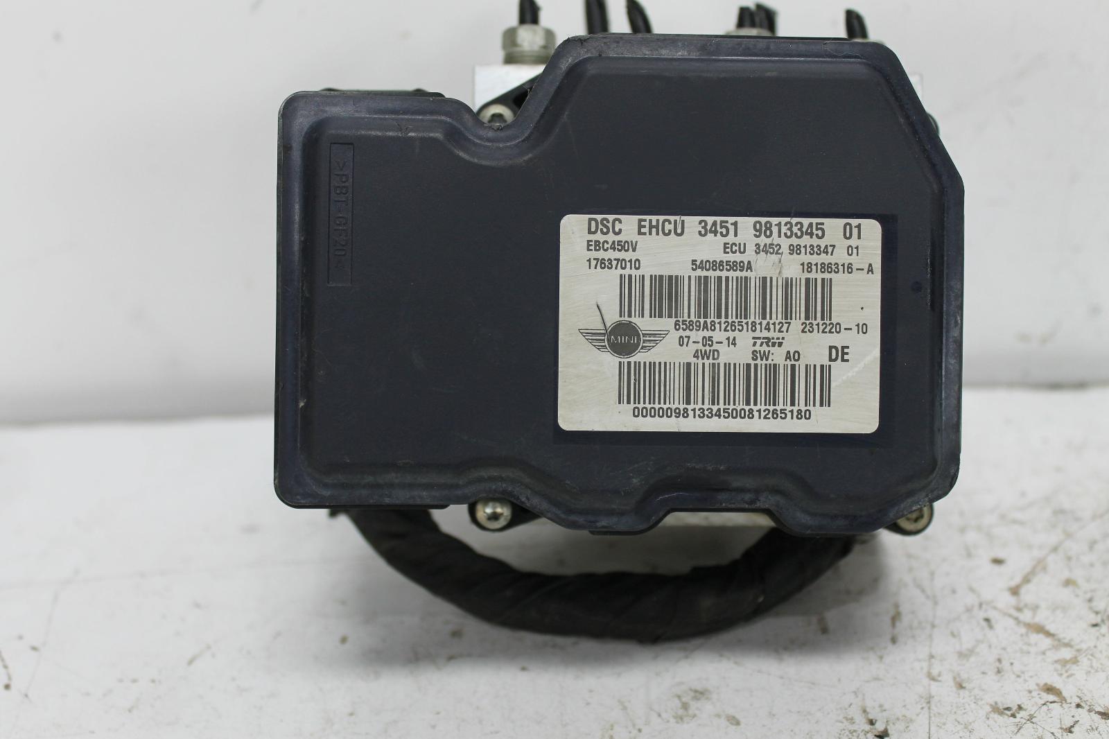 Used MINI, Cooper Abs Pump/Modulator R55/R56/R57/R60 P/N 34519813831 08/10 12/16 2014 – image 2 - All Good Parts