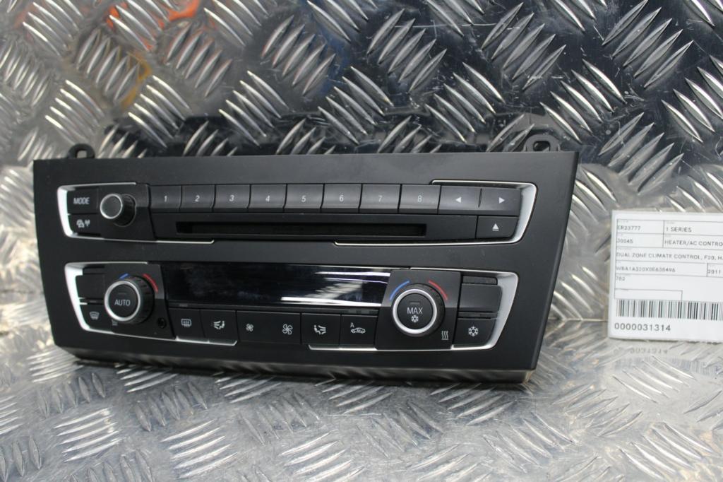 Bmw, 1 Series Heater/Ac Controls Dual Zone Climate Control, F20, Hatch, 06/11-02/15