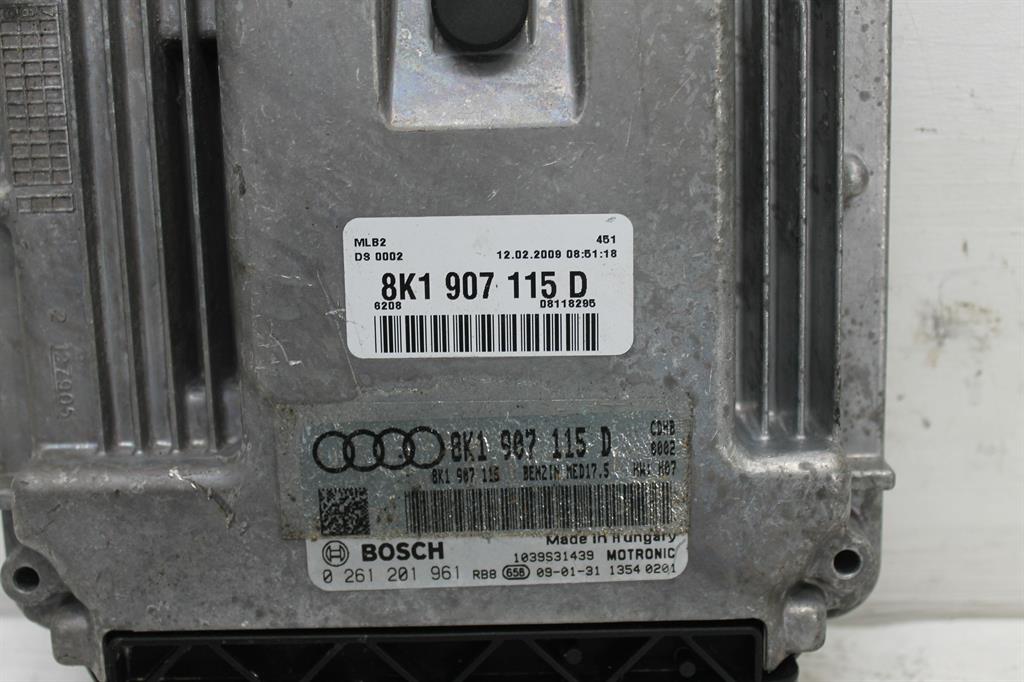 Used Audi, A4 Ecu 1.8 Petrol Ecu Only P/N 8K1907115D B8 8K 02/08 01/16 2011 – image 2 - All Good Parts