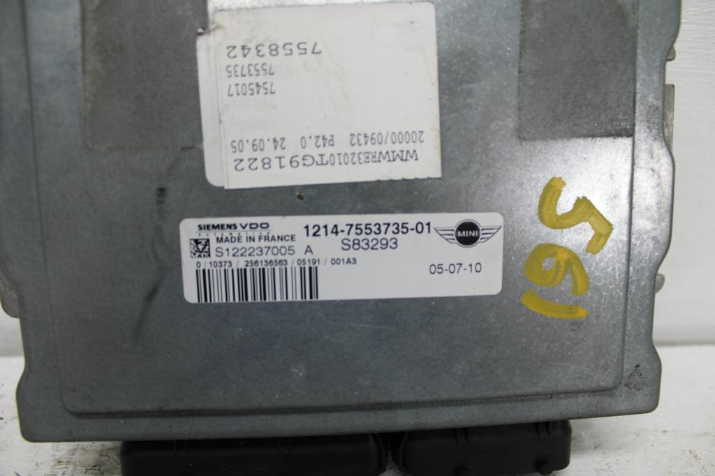 Used MINI, Cooper Ecu Ecu, 1.6, Petrol, Ecu Only, R50/R52/R53, 04/01-06/08 L1053A 2005 – image 2 - All Good Parts