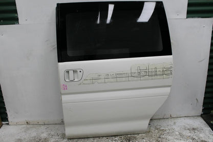 Used Mitsubishi, Delica Left Rear Door Spacegear Sliding, W/ Fixed Glass Type, 90 2001 – main images - All Good Parts