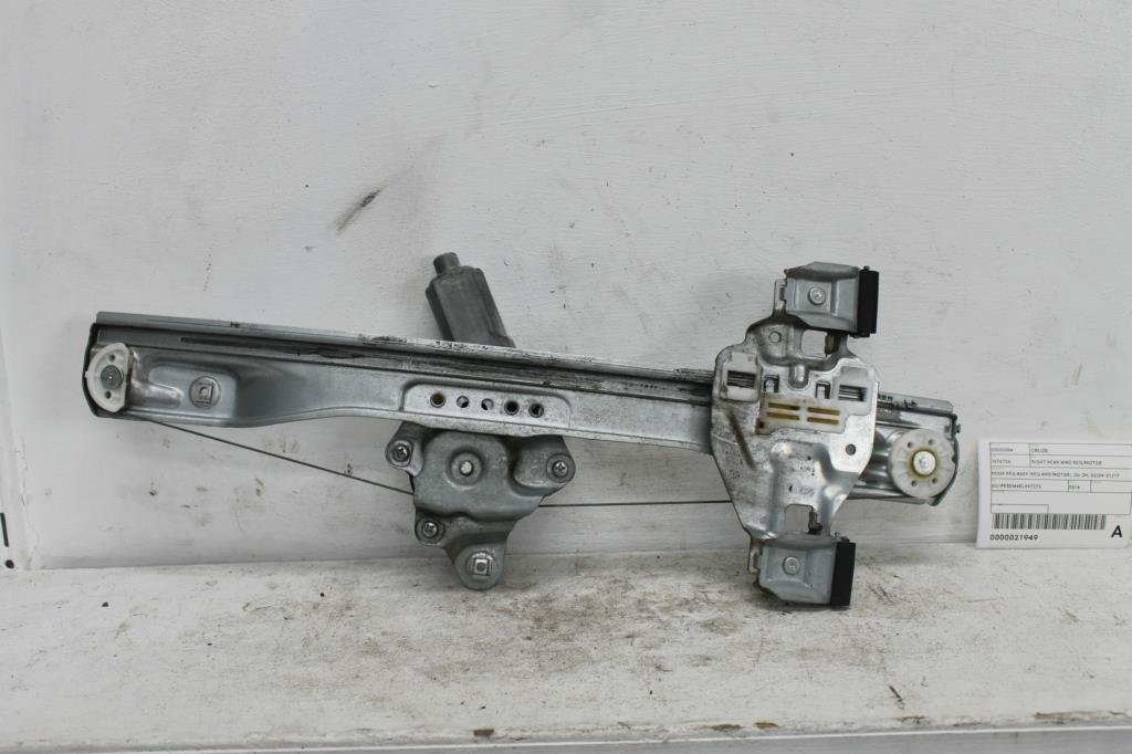 Used Holden, Cruze Right Rear Wnd Reg/Motor Door Reg Assy (Reg And Motor) Jg Jh, 03/09 01/17 2014 – main images - All Good Parts