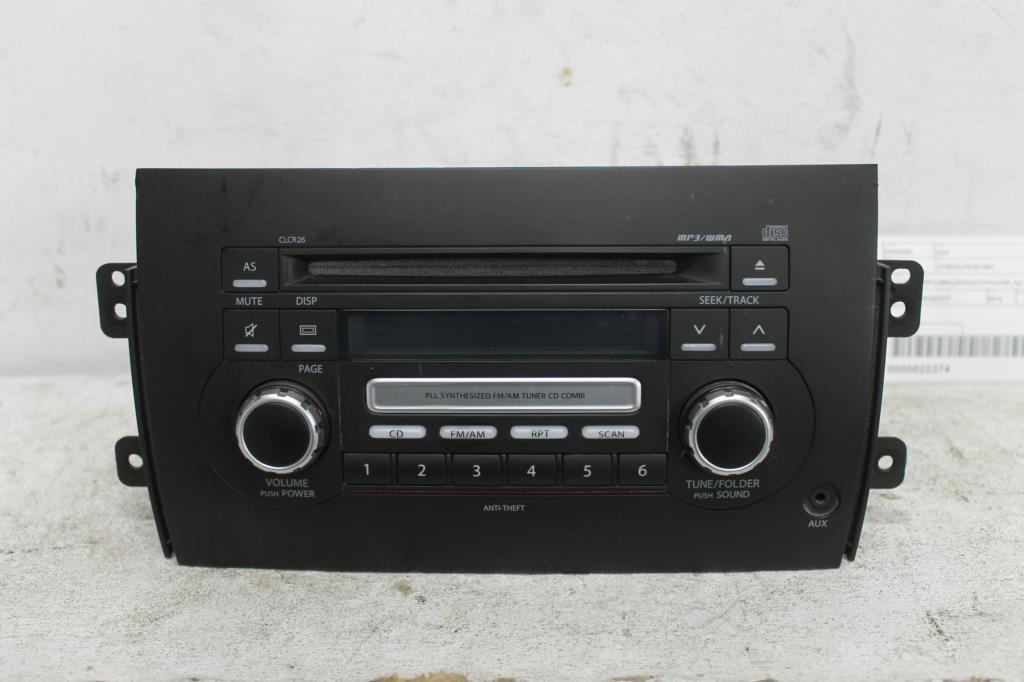 Used Suzuki, SX4 Stereo/Head Unit Cd Player Mp3/Wma/Radio/Cd Player, W/ Aux Type, Gy, 01/10 12/14 2010 – main images - All Good Parts