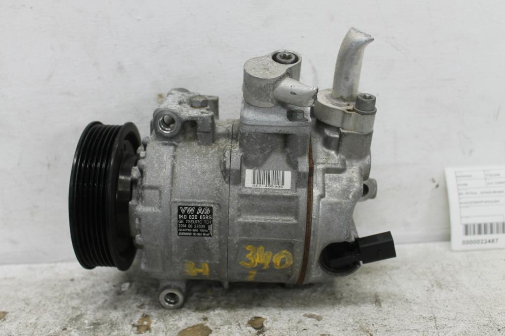 Used Volkswagen, Tiguan A/C Compressor 5N Petrol, Denso Brand (7Seu17C), 05/08 08/16 2014 – main images - All Good Parts
