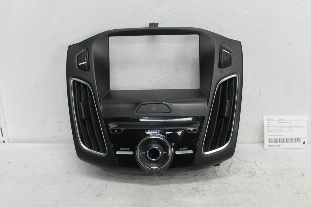 Used Ford, Focus Stereo/Head Unit Radio Control Panel (Sony Audio System) Lz, 07/15 11/18 2017 – main images - All Good Parts