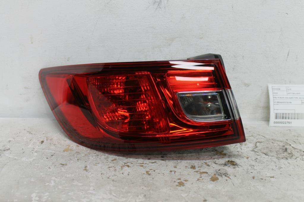 Renault, Clio Left Taillight X98 In Body, Halogen Type, 09/13 10/19