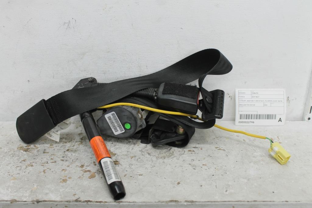 Used Mazda, Tribute Seat Belt Lh Front Assy (Belt And Stalk), Yu Series, 02/01 06/06 2004 – main images - All Good Parts