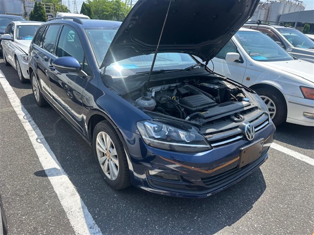 Volkswagen, Golf Front Bumper Gen 7, R, Non Park Sensor Type, W/ H/Lamp Washer Type, 11/12-03/17