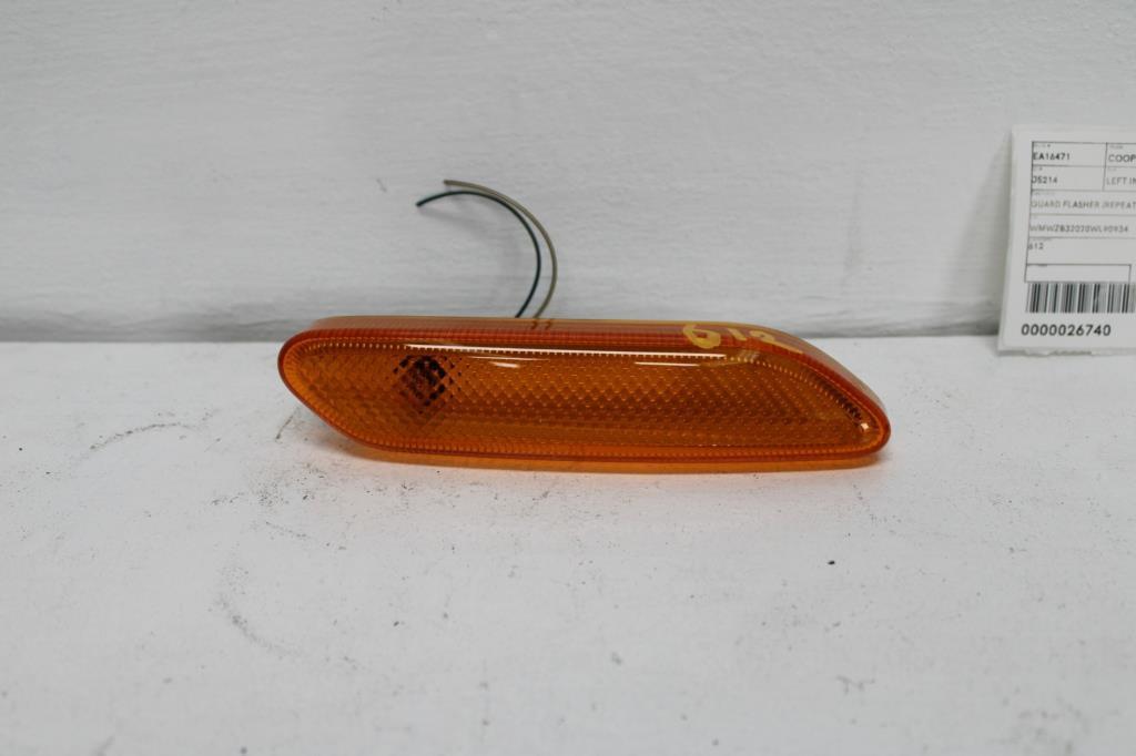 Used Mini, Cooper Left Indicator/Fog/Side Guard Flasher (Repeater), Cooper, R60, 01/10-09/16 2012 – main images - All Good Parts