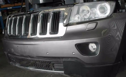 Jeep, Grand Cherokee Left Headlamp Wk Laredo/Limited/Overland Xenon Type Chrome Bezel 10/10 03/13